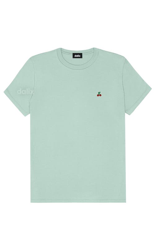 Dalix Womens Lil Cherry Jersey Tee In Blue