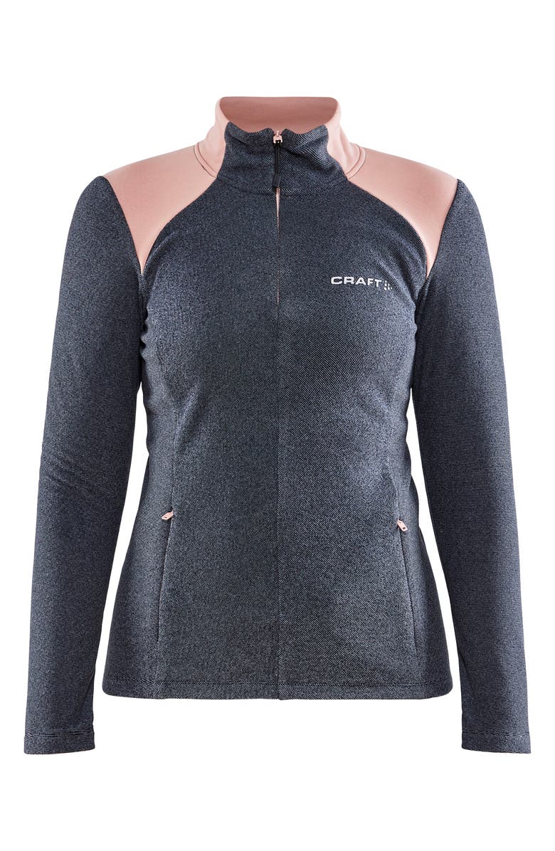 Craft Core Edge Thermal Midlayer Half Zip Pullover, Alternate, color, Asphalt/ Ash