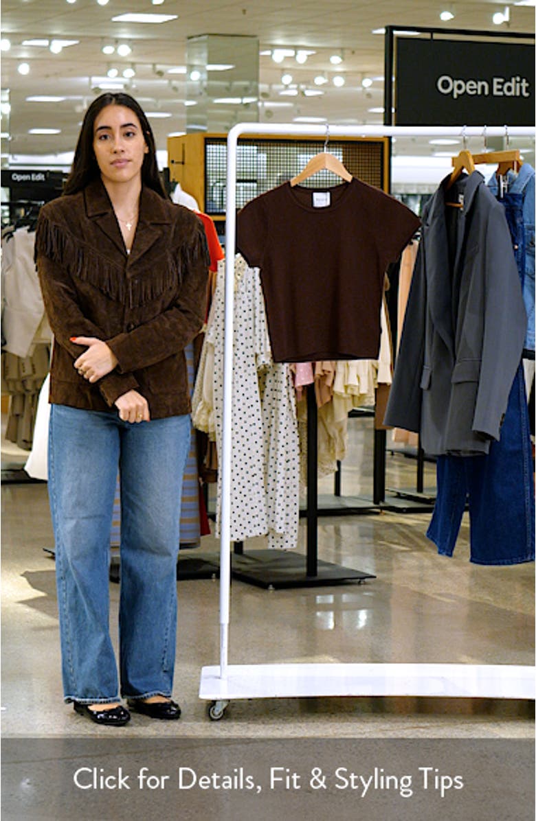 Freddie Knit Merino Wool & Cashmere T-Shirt, sales video thumbnail