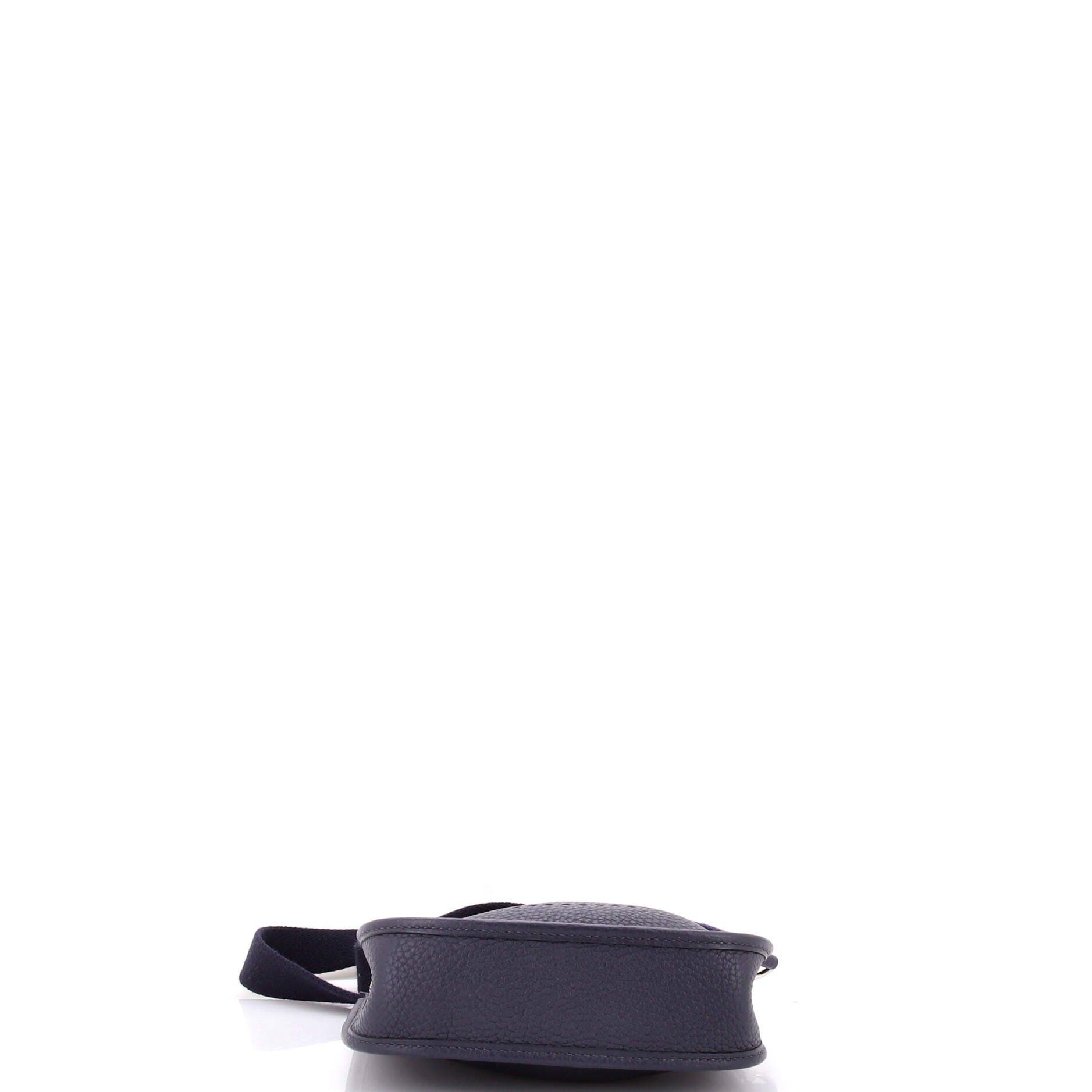 Pre-Owned Hermes Evelyne Bag Gen III Clemence TPM, Alternate, color, Blue