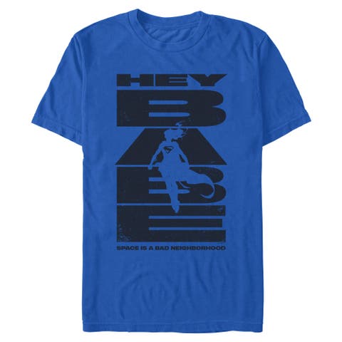 Men's Supergirl Hey Babe Kara Silhouette  Graphic T-Shirt