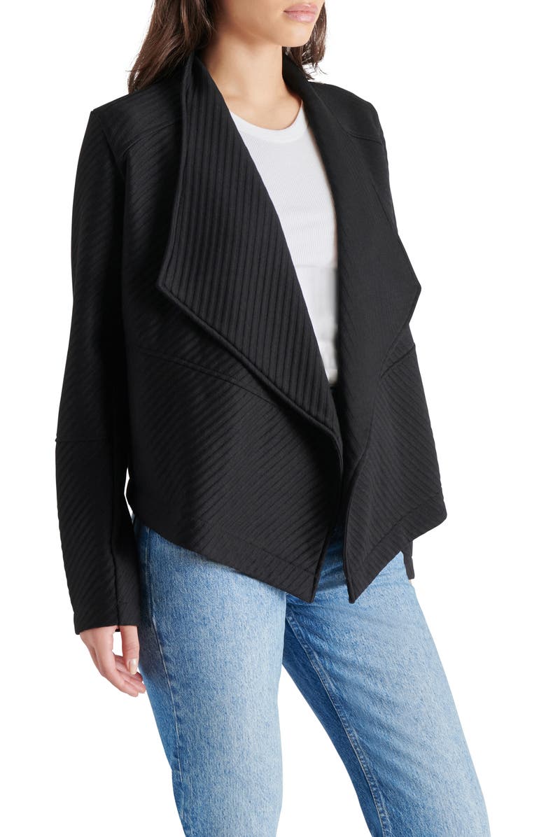 Steve Madden Open Front Jacket, Alternate, color, 