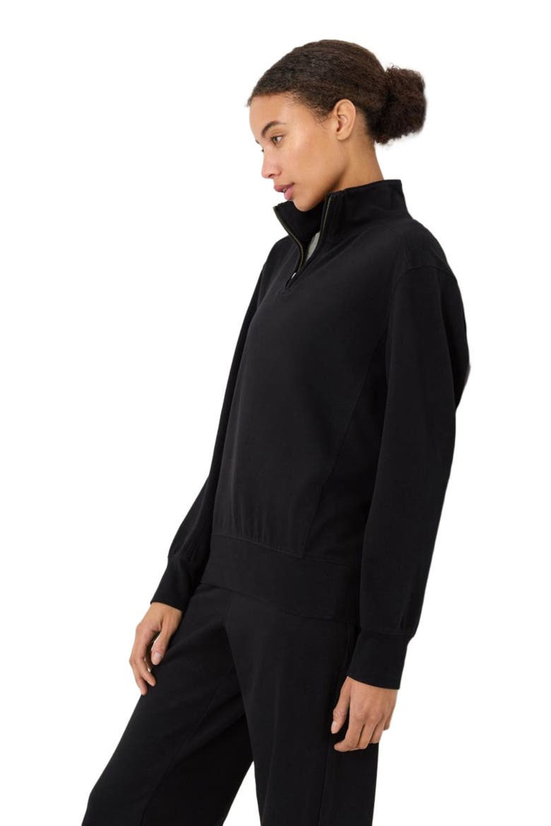 CloudKnit Half Zip, Alternate, color, Black