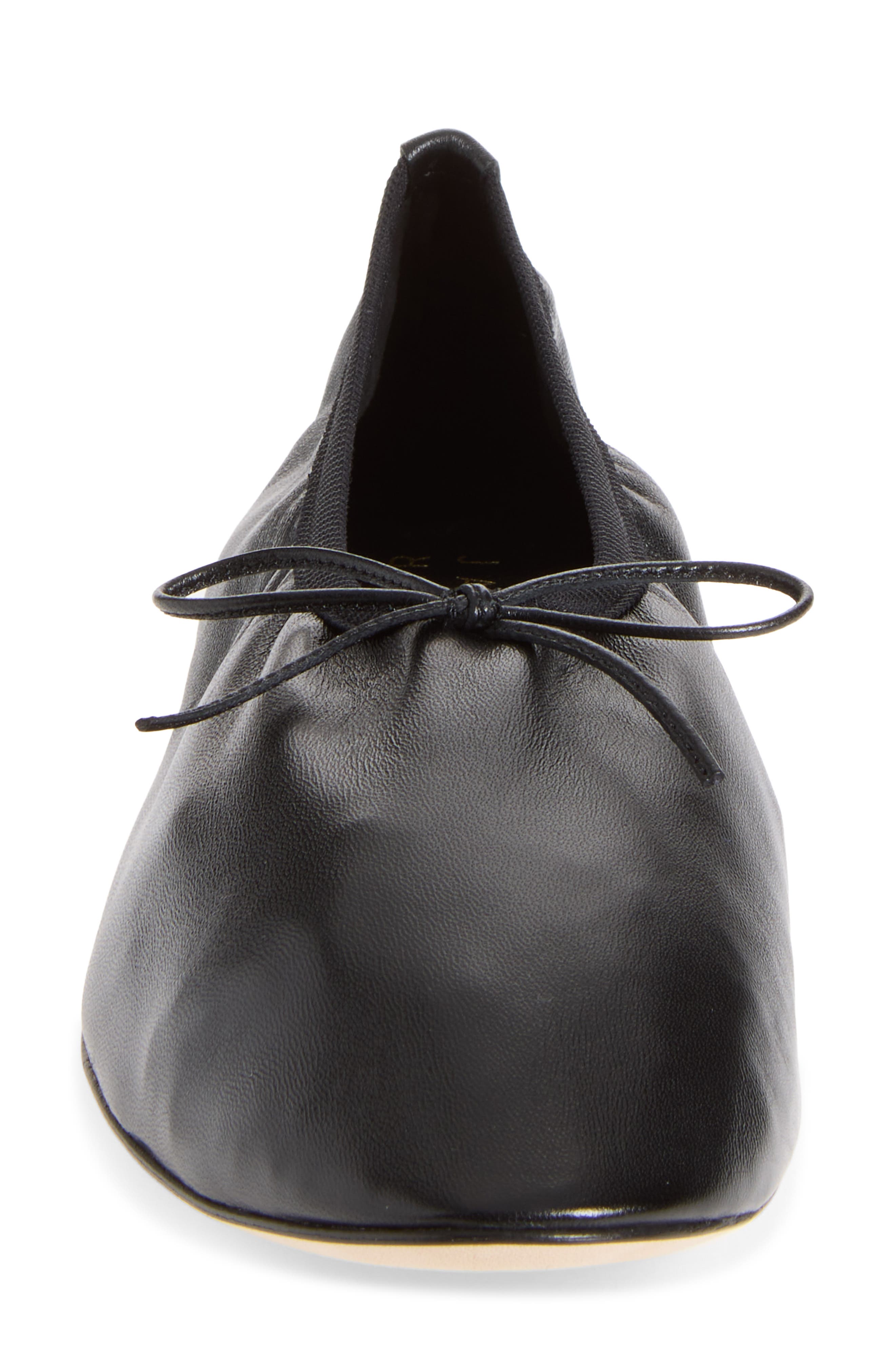 The High Vamp Ballet Flat, Alternate, color, BLACK