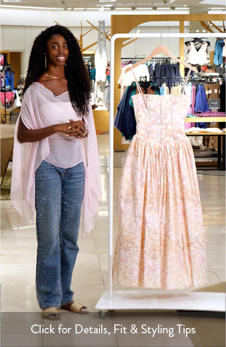 Ysabella Floral Maxi Sundress, sales video thumbnail