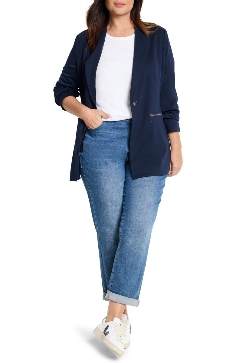 NIC+ZOE Zip Pocket Ponte Jacket, Alternate, color,