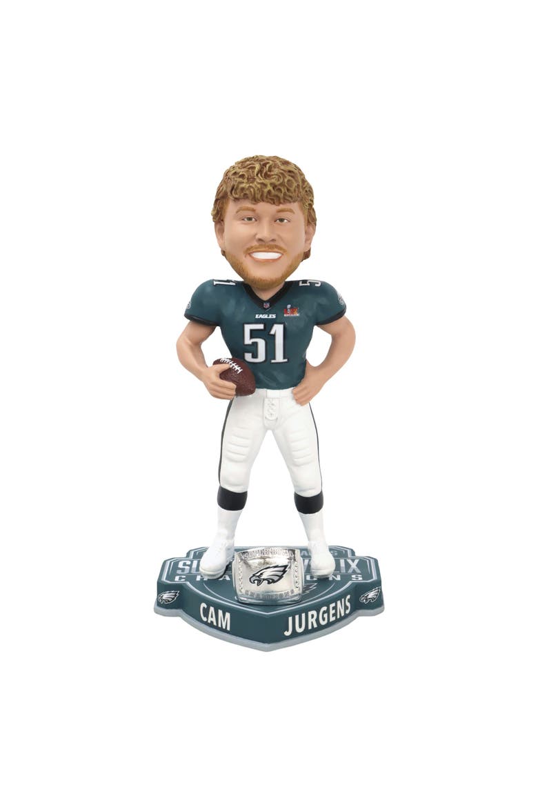 Cam Jurgens (Philadelphia Eagles) Super Bowl LIX Champ Bobblehead, Main, color, Multi-Color