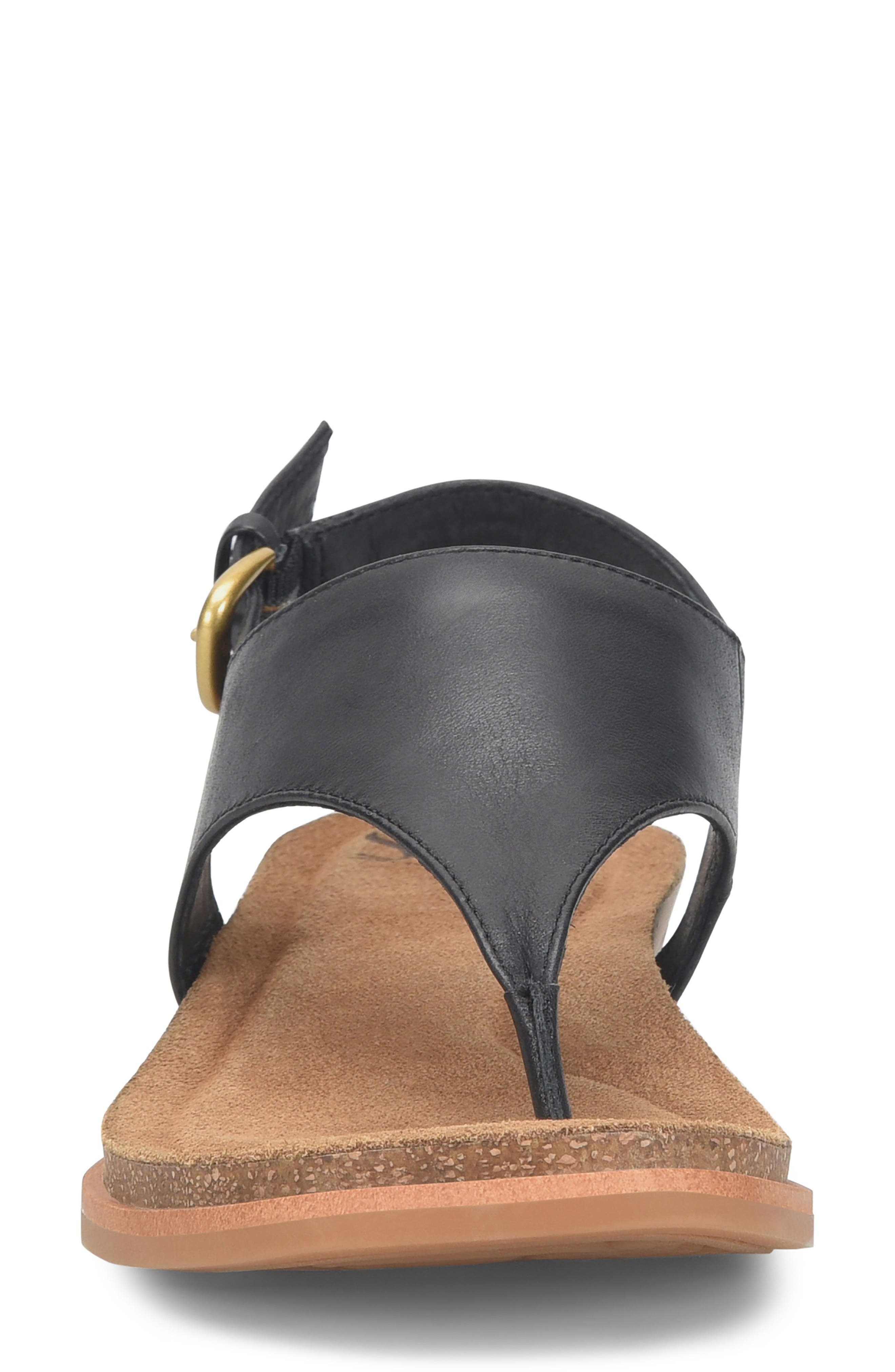 Söfft Penelope Slingback Wedge Sandal, Alternate, color, Black