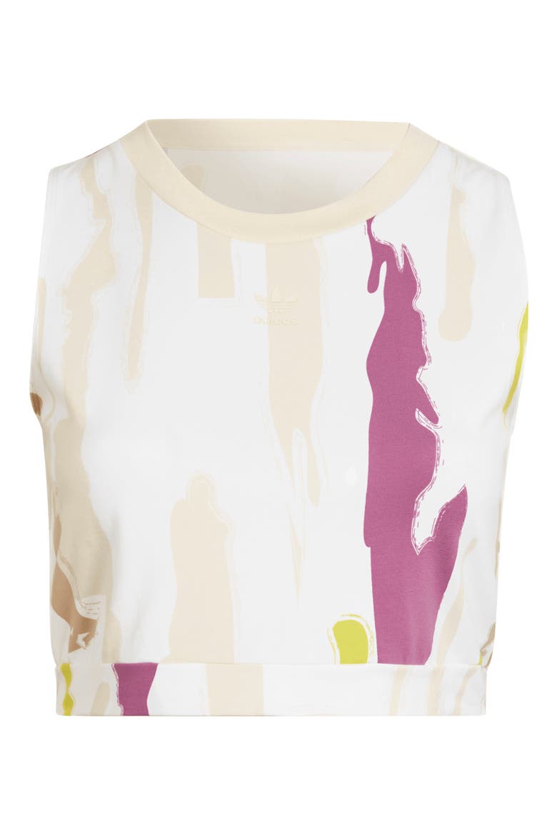 X Thebe Magugu Crop Top, Alternate, color, MULTICOLOR/ WHITE/ ECRU TINT