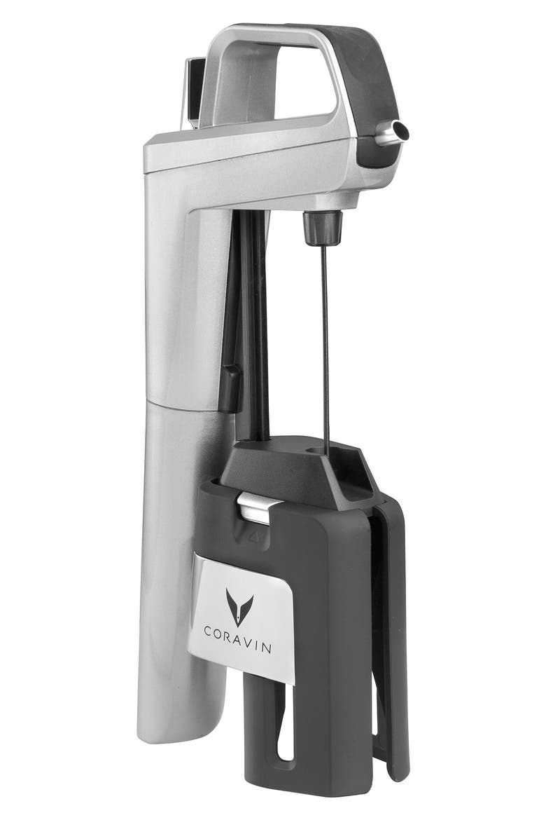Timeless Six Plus Wine Preservation System, Alternate, color, SILVER