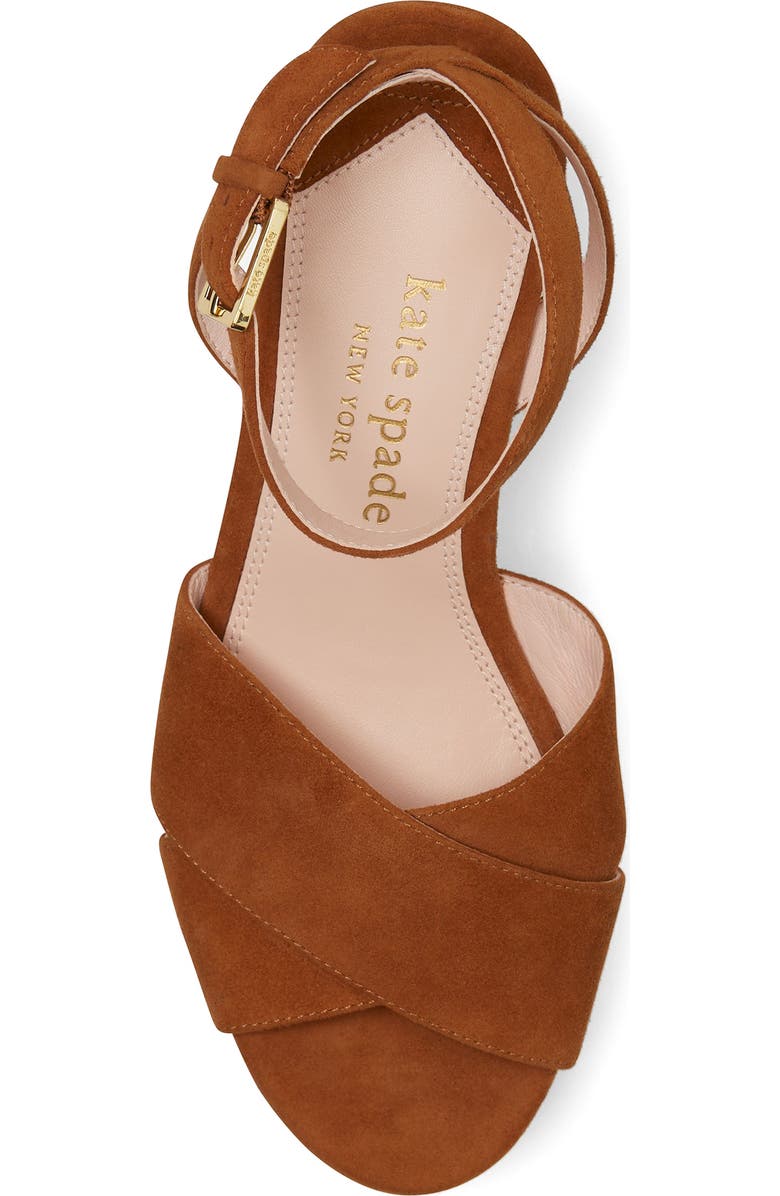 Kate Spade New York rio platform sandal, Alternate, color, Sandalwood