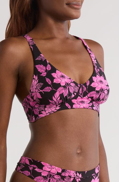 Meundies Feelfree Longline Bralette In Black