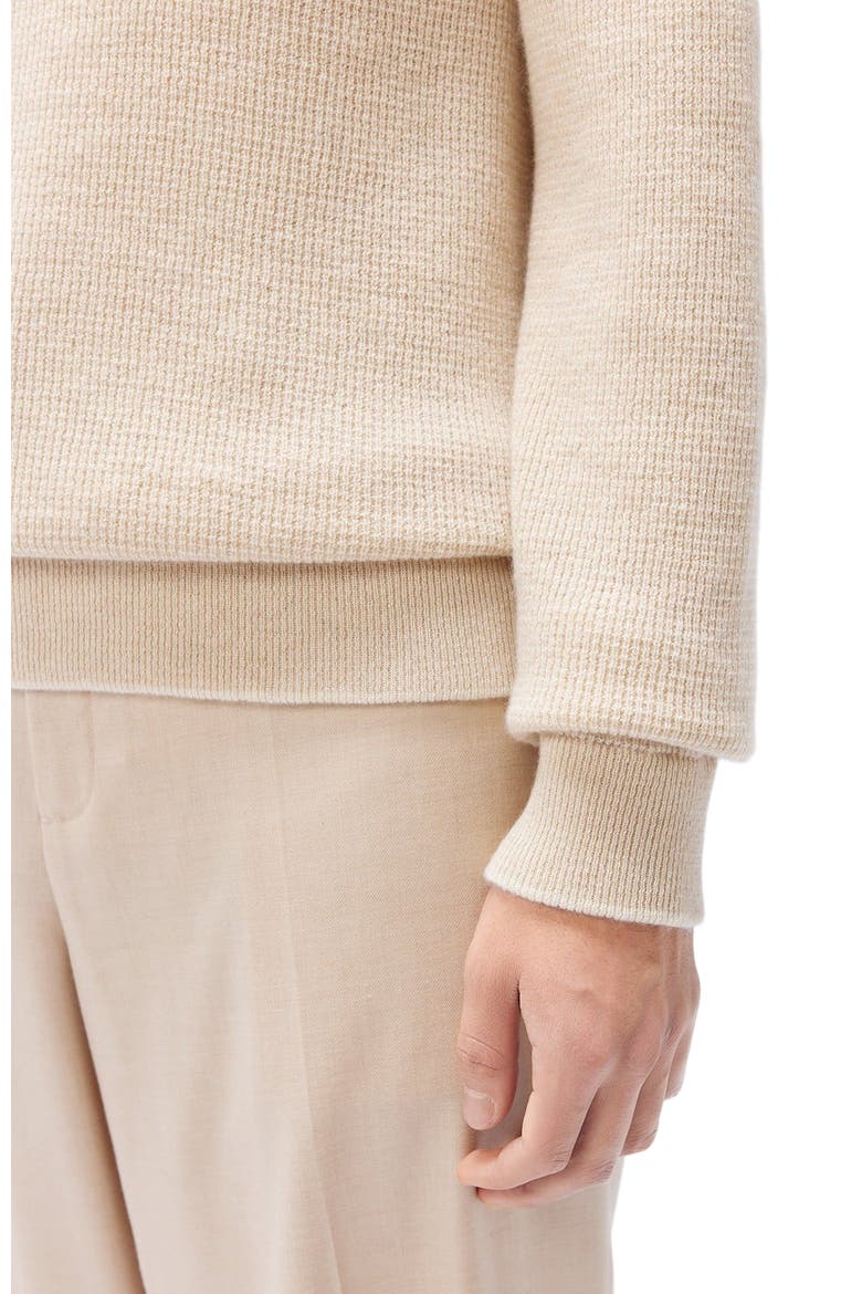 Men's Cashmere Crewneck Sweater, Alternate, color, off white