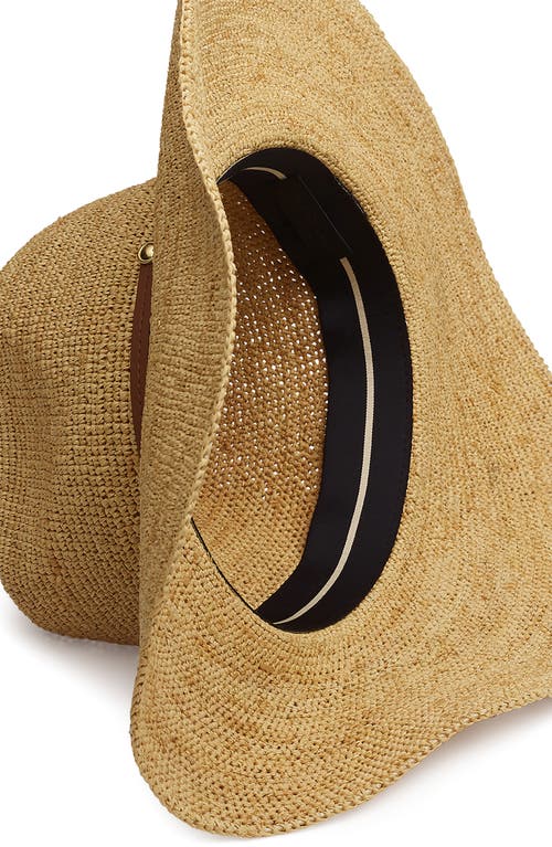 Rag & Bone Raffia Floppy Cowboy Hat In Natural