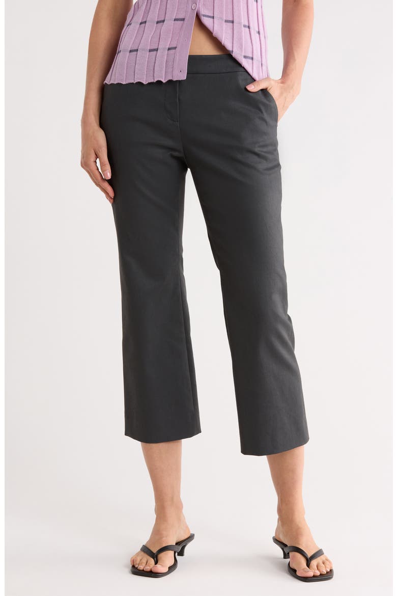 Manhattan Ankle Flare Leg Pants, Main, color, ECLIPSE