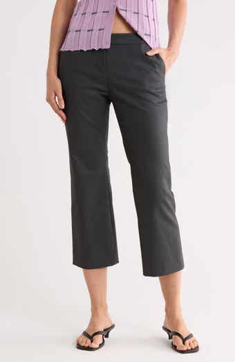Manhattan Ankle Flare Leg Pants