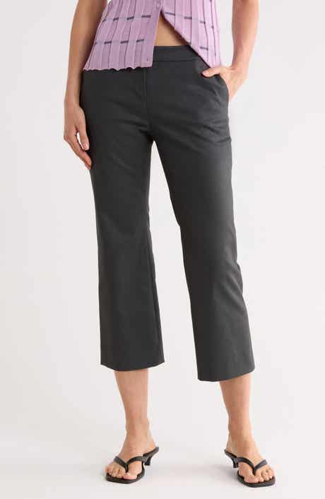Manhattan Ankle Flare Leg Pants