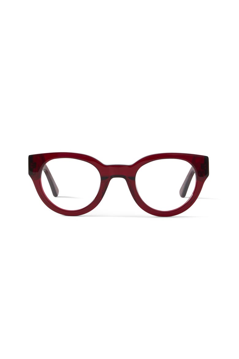 Florence Reading Glasses, Main, color, Red / Clear
