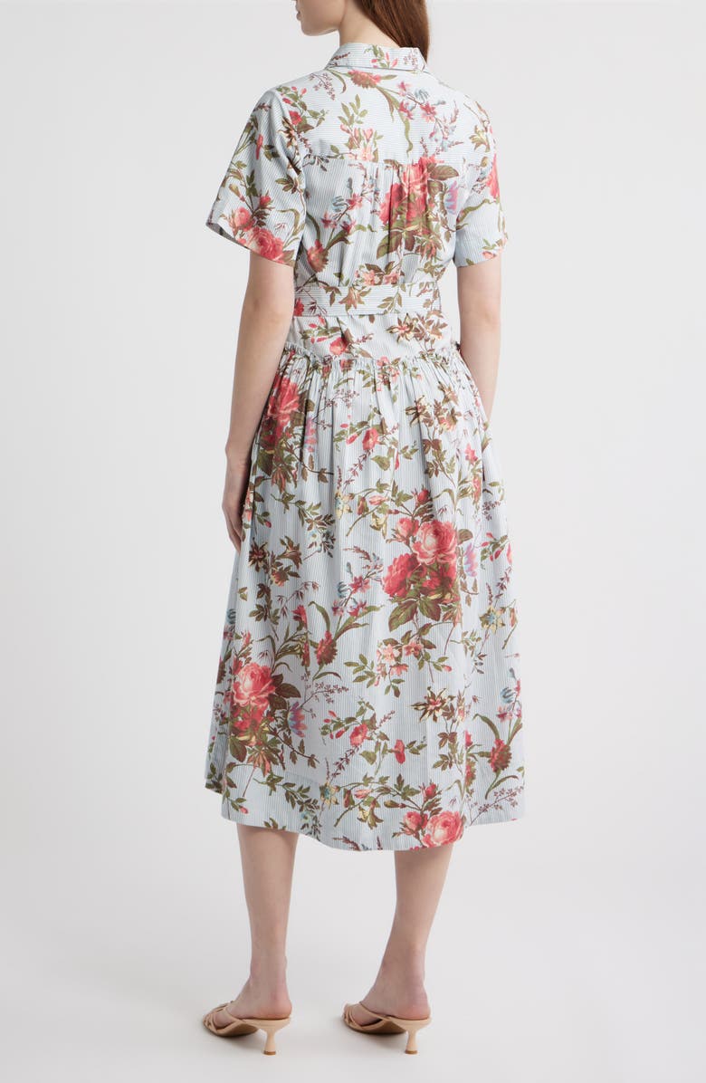 LOVE THE LABEL Drew Floral Print Shirtdress, Alternate, color, Battersea Floral Print