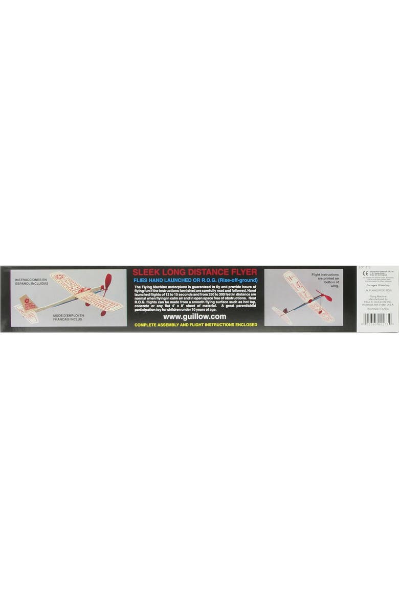 Balsa Wood Flying Machine Kit, Alternate, color, Multicolored