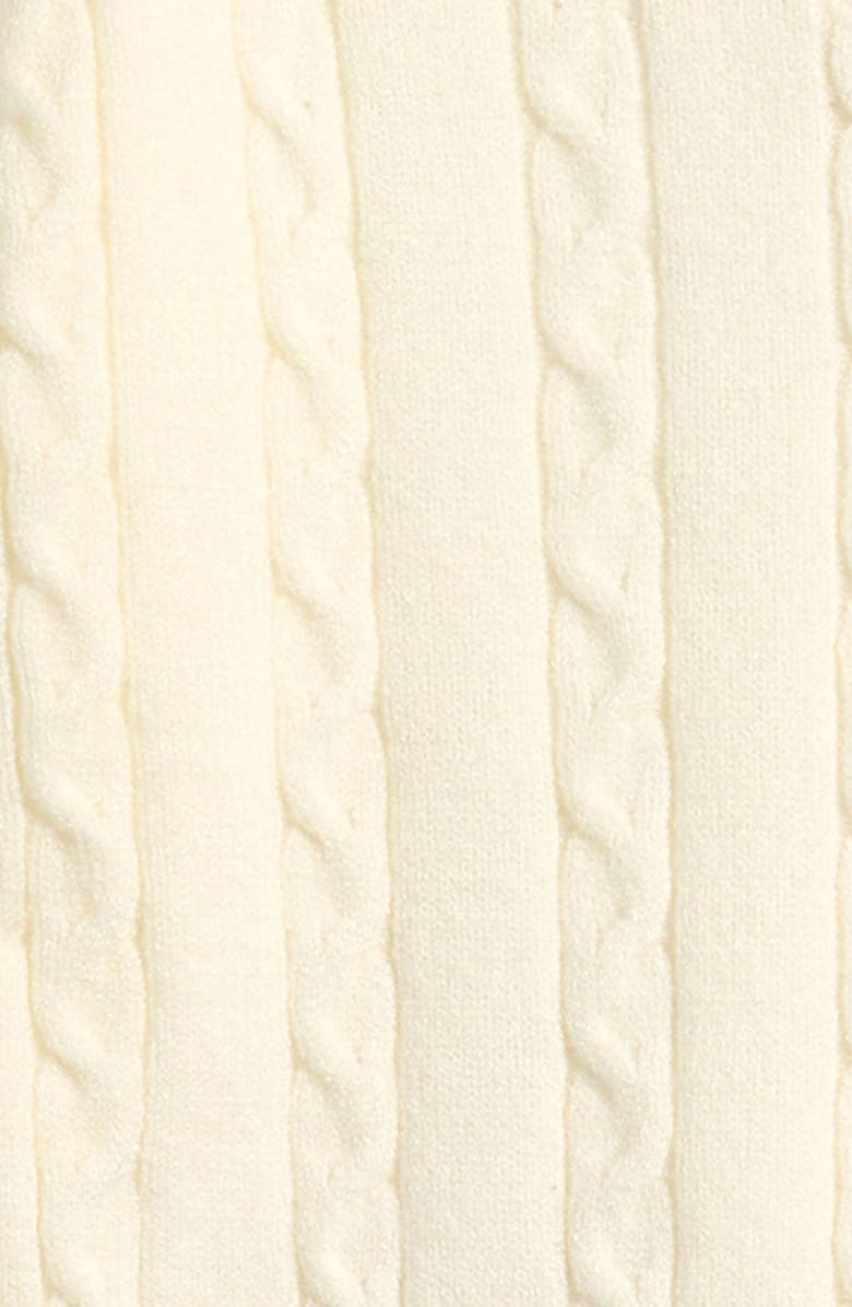 Freshman Kids' Cable Stitch Sweater & Skirt Set, Alternate, color, Ivory