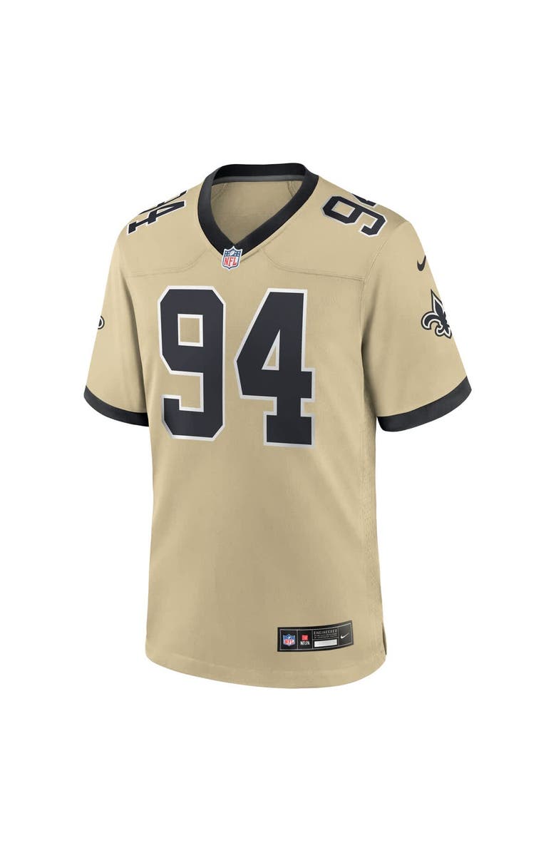 Nike Men's Nike Cameron Jordan Gold New Orleans Saints Gameday Golds Alternate Game Player Jersey, Alternate, color, Gold