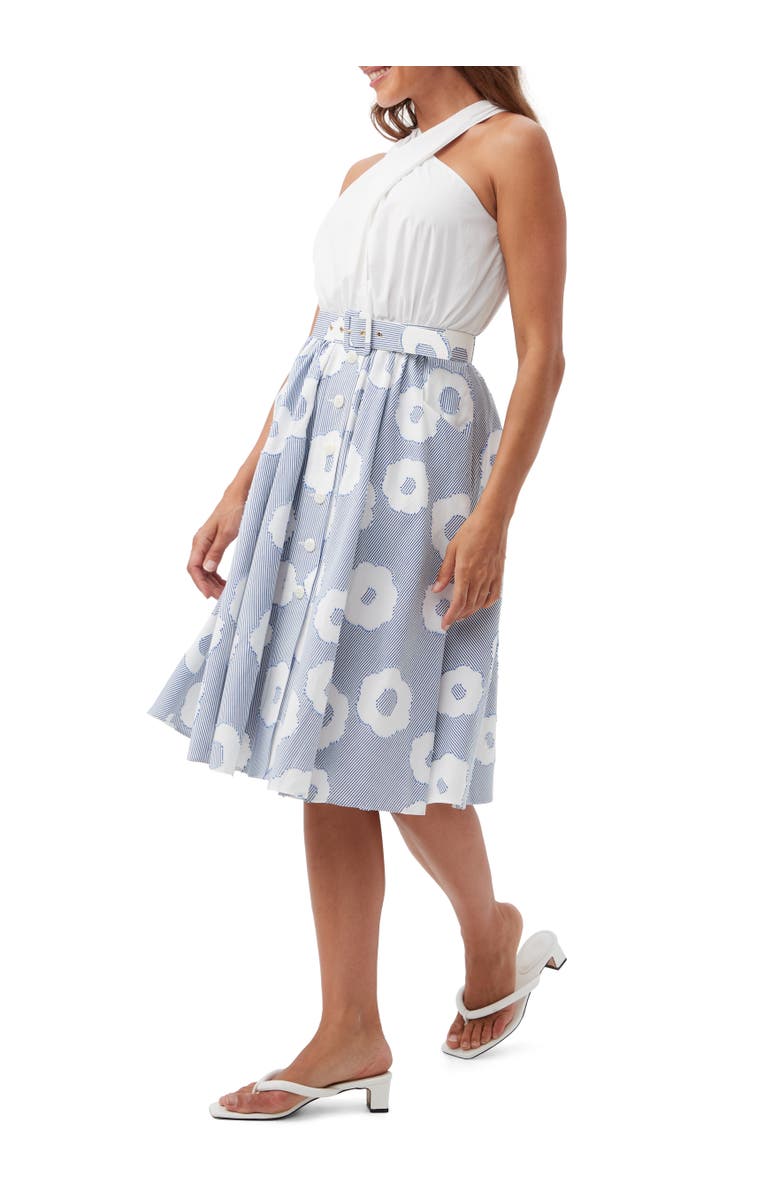 Trina Turk Mardi 2 A Line Floral Twofer Dress, Alternate, color, Multi