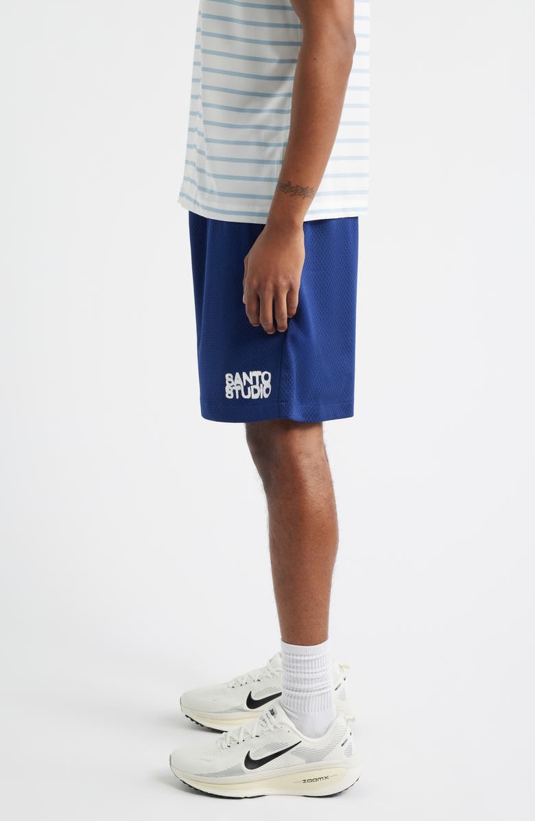 SANTO STUDIO Luke Rockhold Edition - Roma Mesh Shorts, Alternate, color, Blue