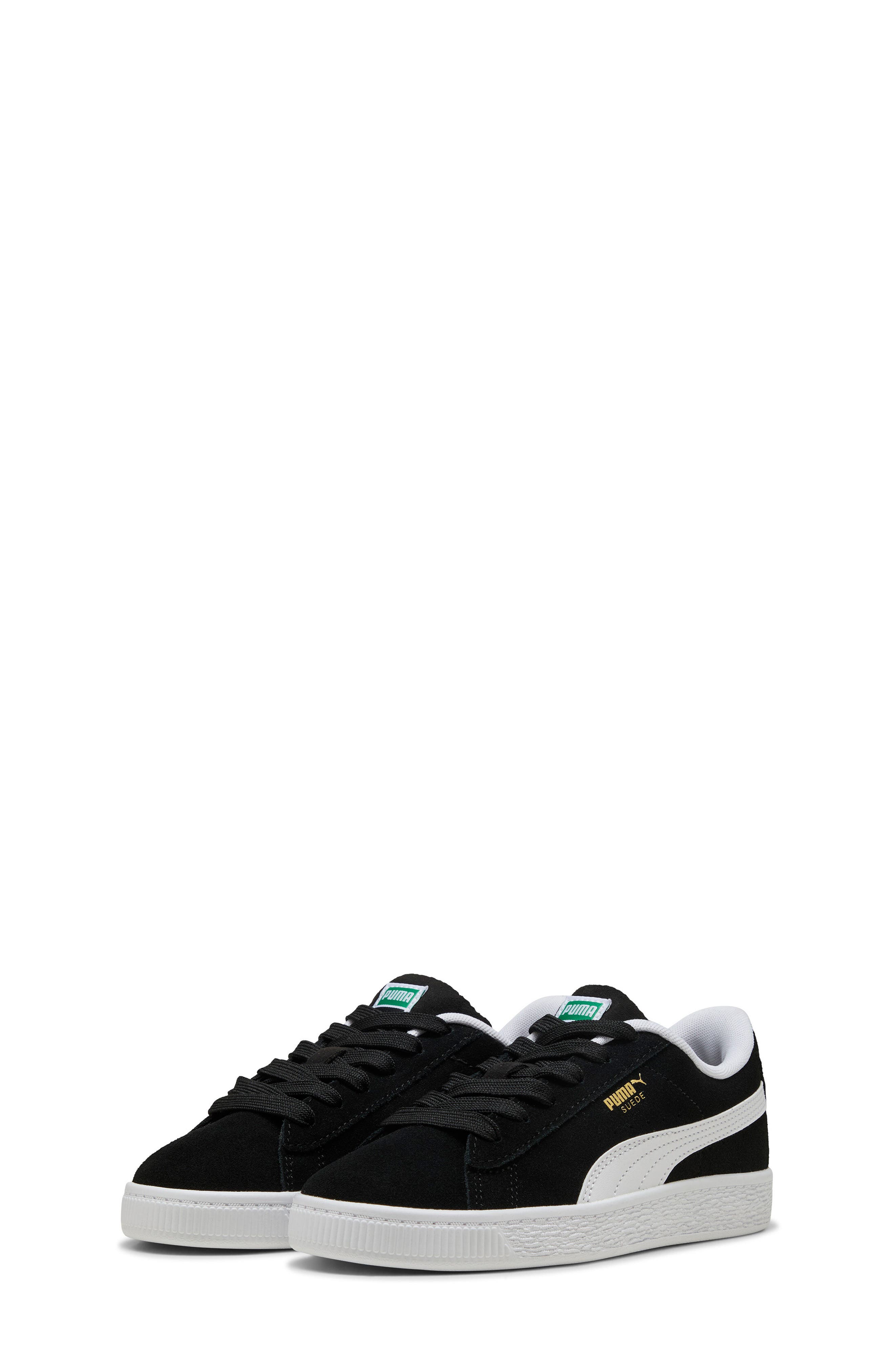 Kids' Suede Classic Sneaker, Main, color, PUMA BLACK/ PUMA WHITE