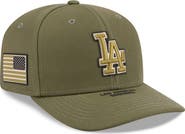New Era Men's New Era  Olive Los Angeles Dodgers 2026 Armed Forces Day 9SEVENTY Adjustable Hat