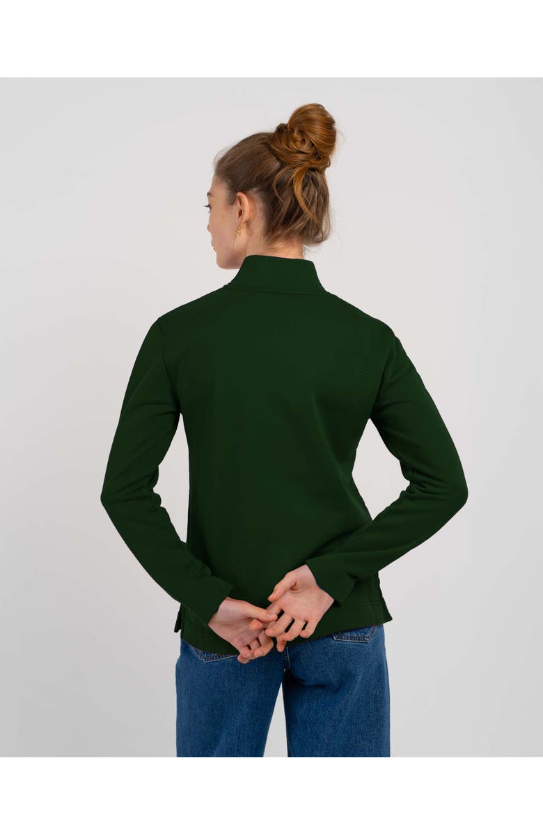 Kettlewell Robyn 1/4 Zip Sweatshirt, Alternate, color, Ivy Green