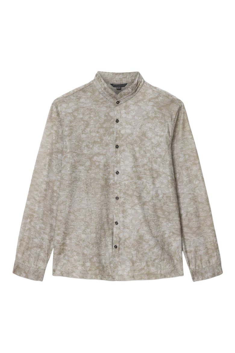 Vistra Cotton Button-Up Shirt, Alternate, color, TURTLE GREEN