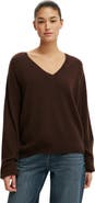 Cotton On Women's Cashmere Blend V-neck Knit