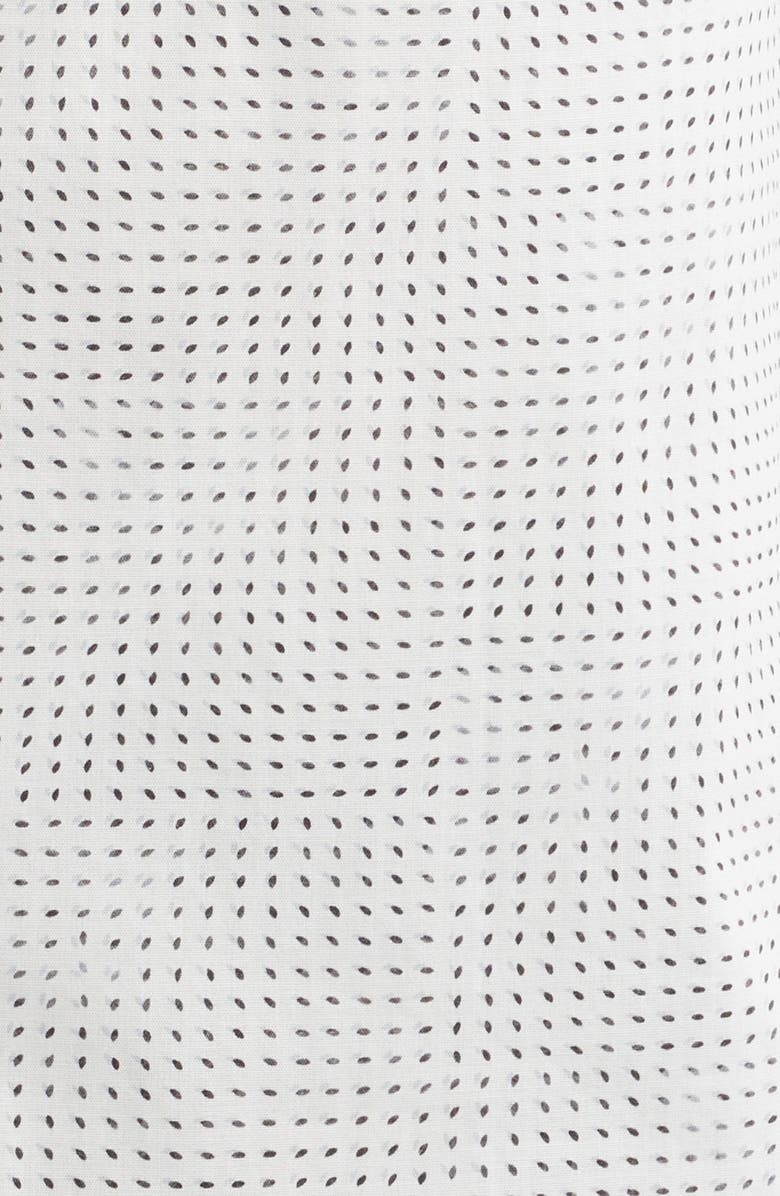 Emporio Armani Micro Dash Sport Shirt, Alternate, color, Solid White