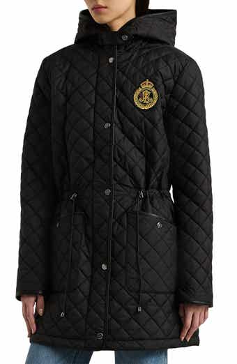 特別価格! RALPH LAUREN Faux Leather Trim Quilted Coat Lauren Ralph Lauren Faux Leather Trim Quilted Coat | Nordstrom