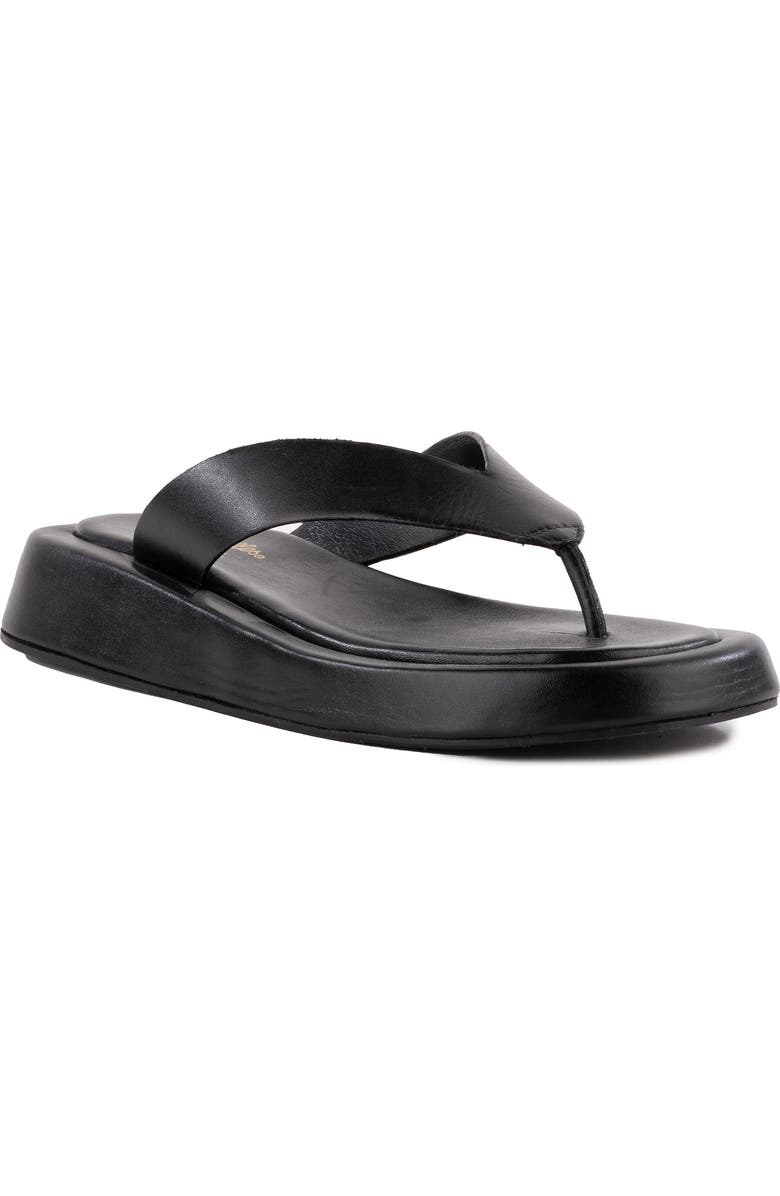 Seychelles Nautical Flip Flop Sandal, Main, color, Black