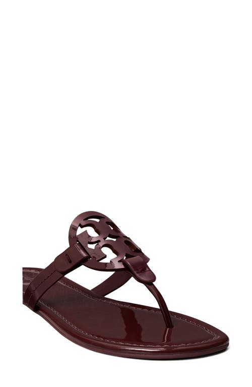 Tory Burch Miller Patent Sandal In Red