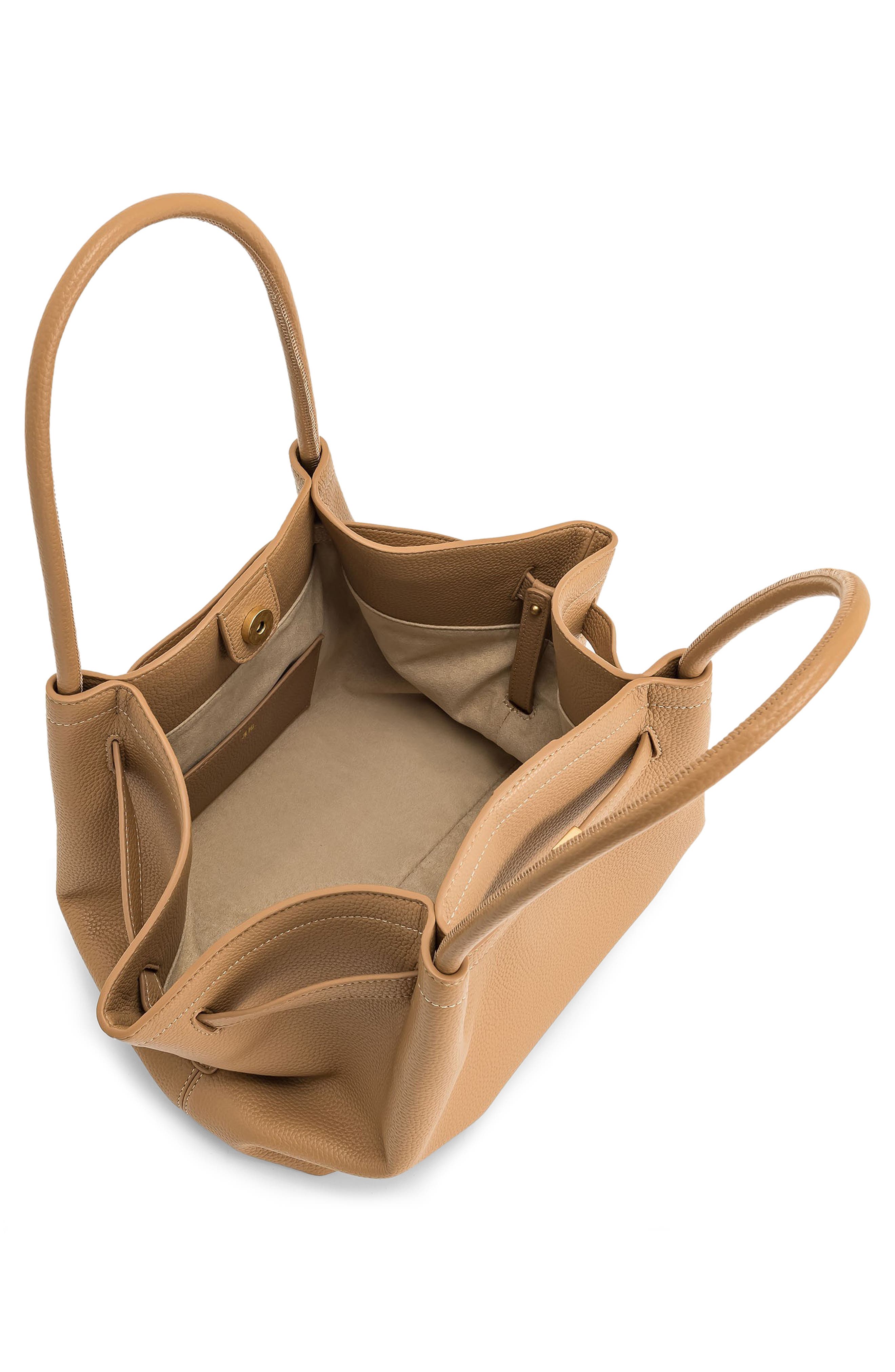 Medium Hana Tote, Alternate, color, LATTE COLOR