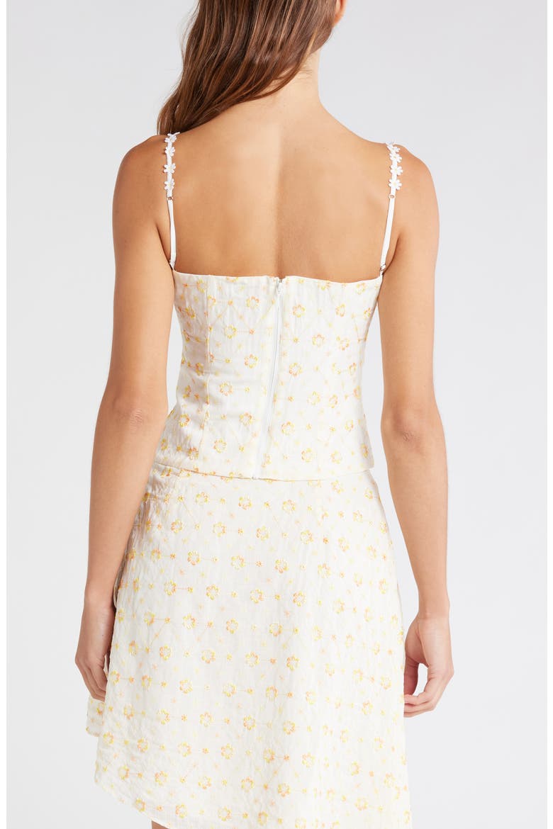 Floral Embroidered Corset Top, Alternate, color, FLORAL