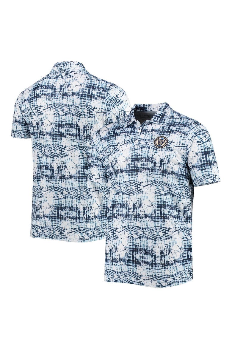 Men's Antigua Navy Philadelphia Union Vivid Polo, Main, color, Navy