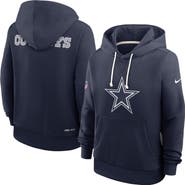 Nike Women's Nike Navy Dallas Cowboys Sideline Initial Home Performance Pullover Hoodie