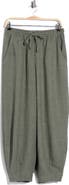 MAX STUDIO Drawstring Waist Lantern Leg Pants