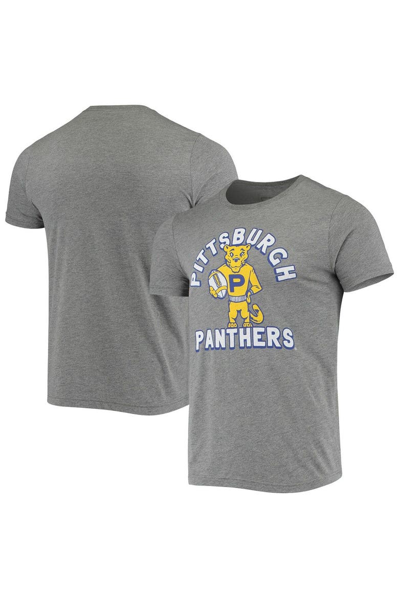 Men's Homefield Heather Gray Pitt Panthers Vintage Football T-Shirt, Main, color, Heather Gray