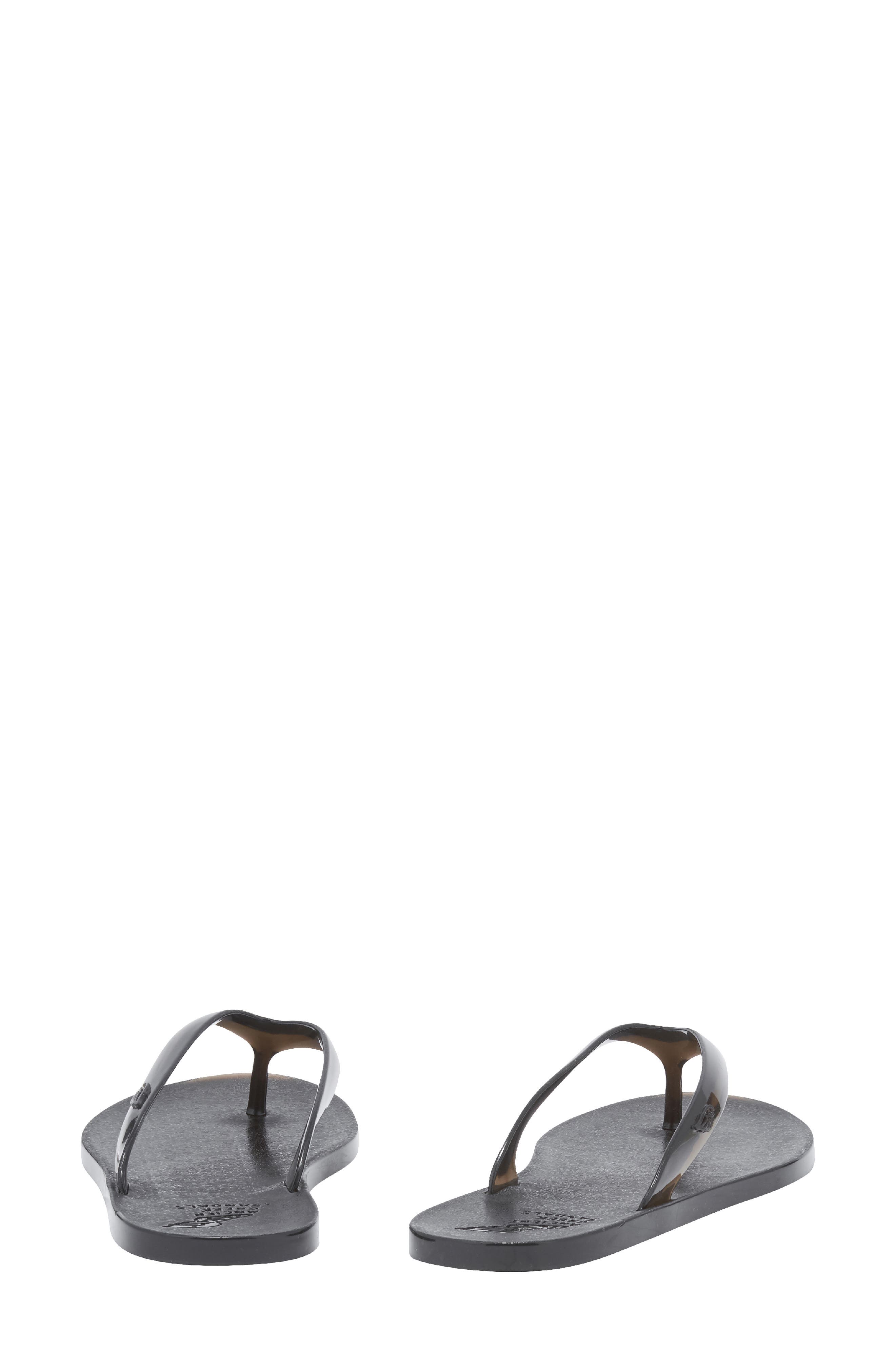 Ancient Greek Sandals Jelly Flip Flop, Alternate, color, Black