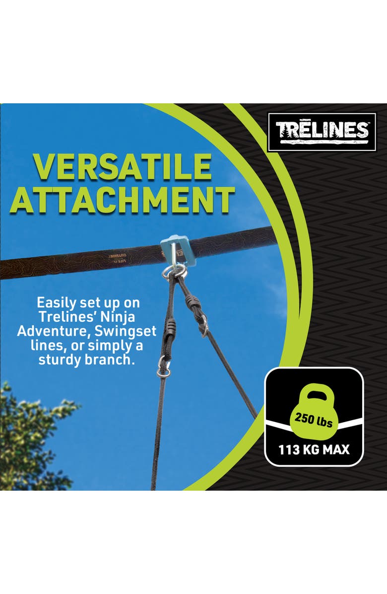 Trelines Treboard Surfin Swing, Skateboard Swing Deck, Adults & Kids 5+, Alternate, color, Multicolored