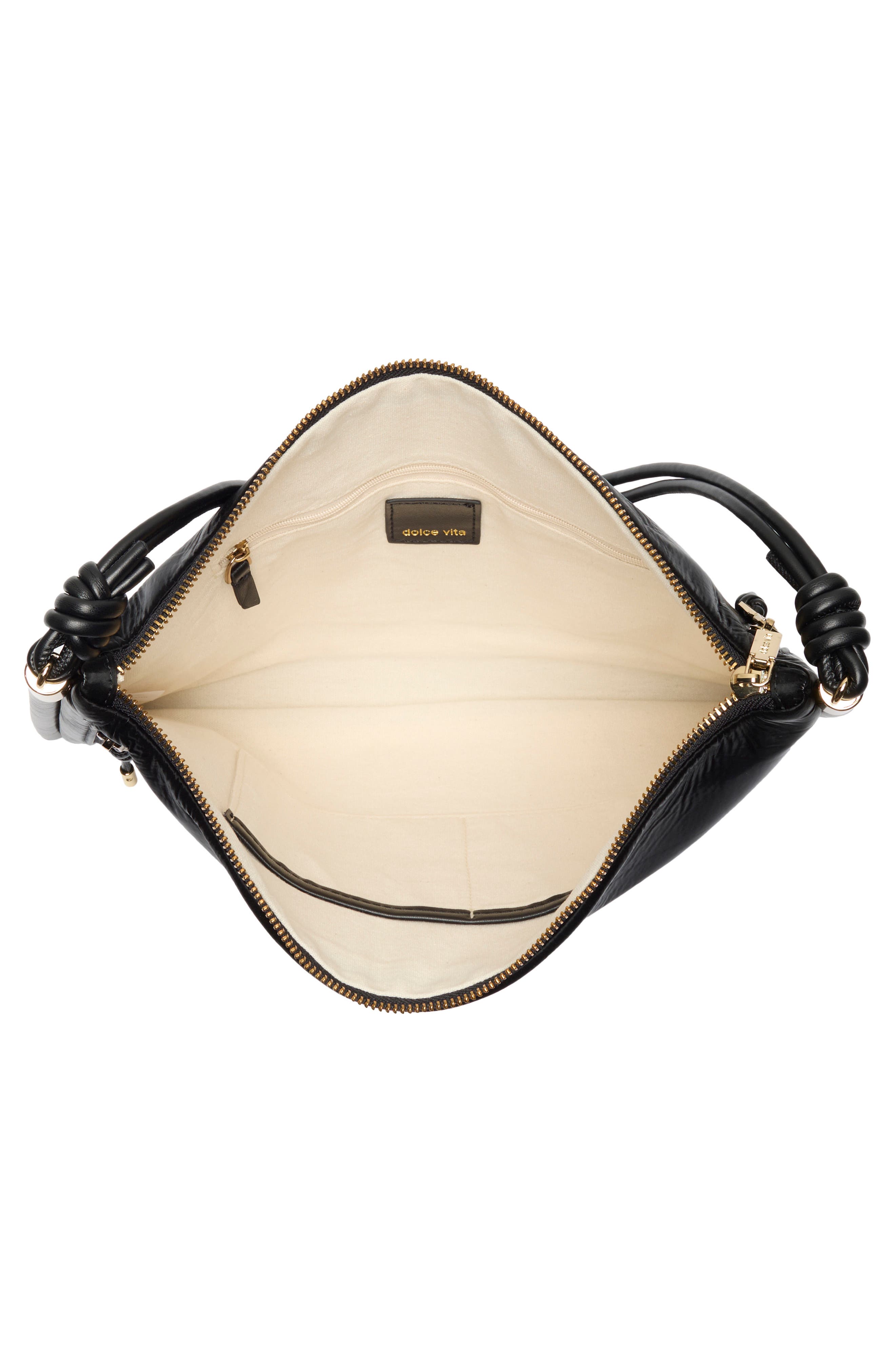 Dolce Vita Slim Shoulder Bag, Alternate, color, Black