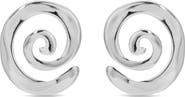 Ettika Aura Swirl Stud Earrings