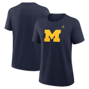 Jordan Brand Women's Jordan Brand Navy Michigan Wolverines Primary Logo T-Shirt