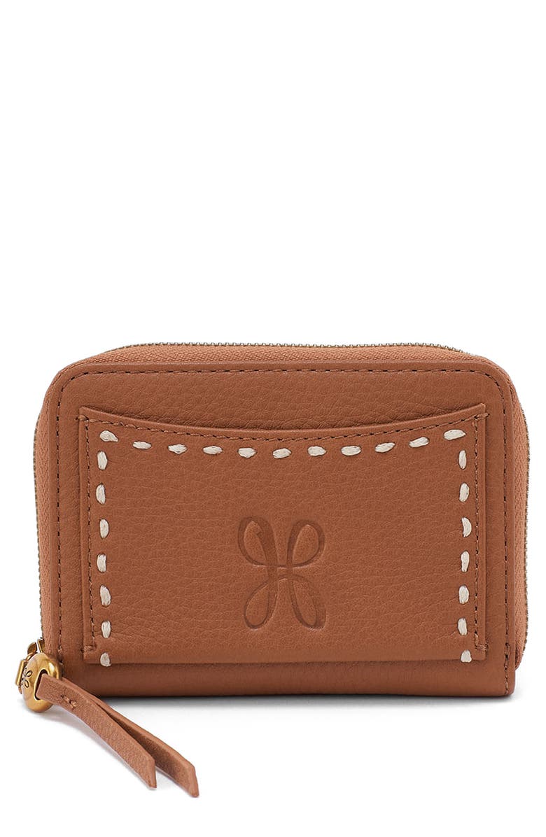 HOBO Hart Leather Card Case, Main, color, 