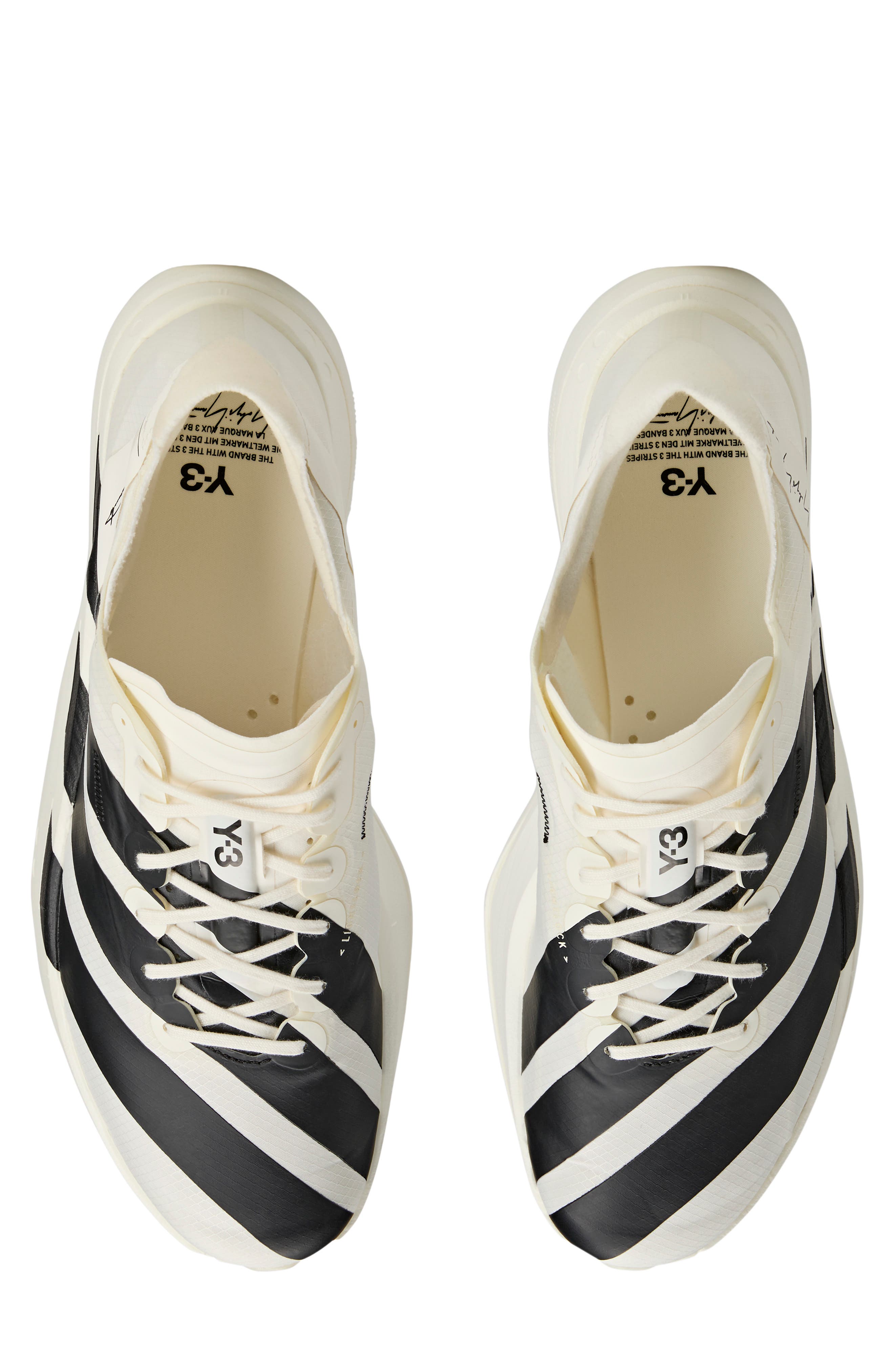 Adios Pro 4 Running Shoe, Alternate, color, OWHITE/ OWHITE/ BLACK